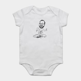 Lumon Dylan 100% Completion Caricature Baby Bodysuit